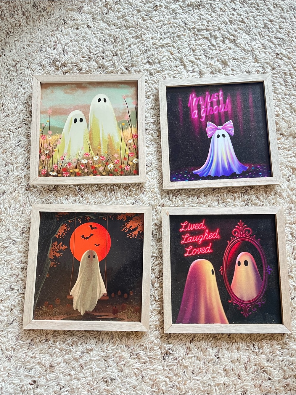 Target bullseye playground ghost framed pictures full set Halloween 2026👻